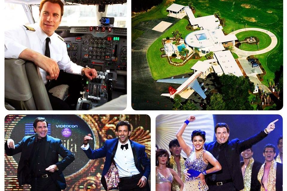 Famous actor John Travolta loves to fly planes…