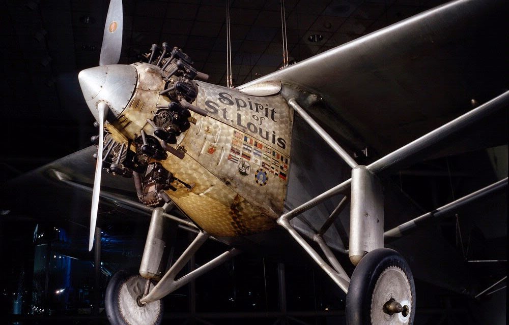Today in 1927: Charles Lindbergh completed the first nonstop solo transatlantic flight in the Ryan NYP “Spirit of St.