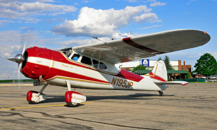 Another gorgeous shot of a Cessna 195. (Thanks to Dan Myers for sharing with us!)