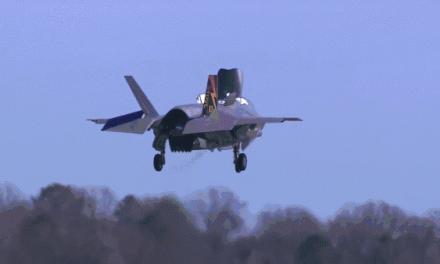 How an F-35B makes a vertical landing.