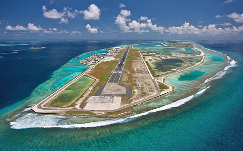 Male International Airport,  Maldives.