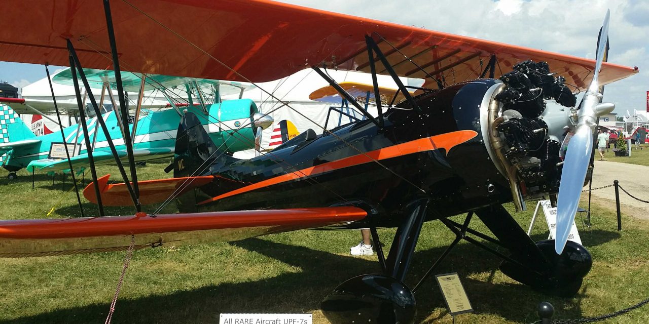 Note the turquoise Stearman in the background. It is a friend of my families.