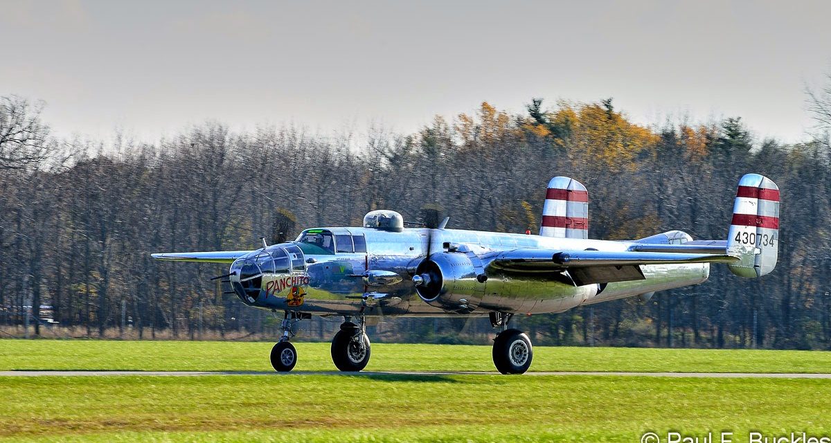 B-25J “Panchito” at Grimes Field Urbana, Ohio.