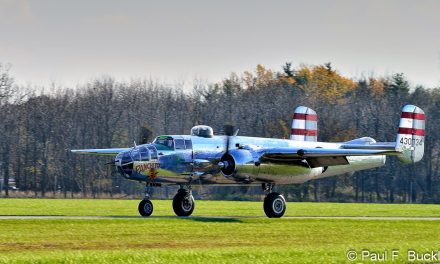 B-25J “Panchito” at Grimes Field Urbana, Ohio.