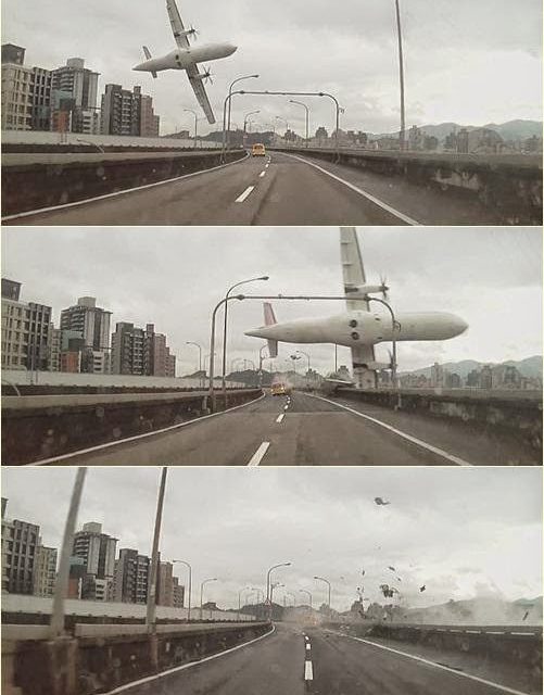 BREAKING: Plane crashes in Taiwan river