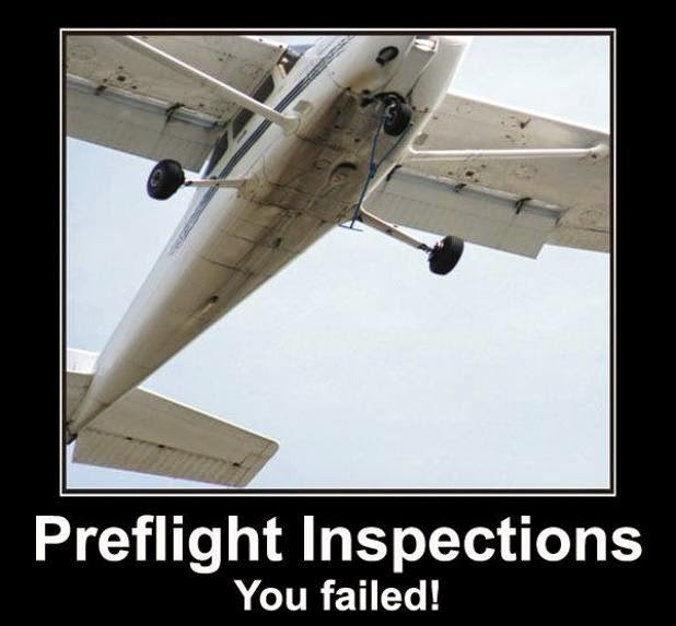#preflightinspection #failed #aviationhumor