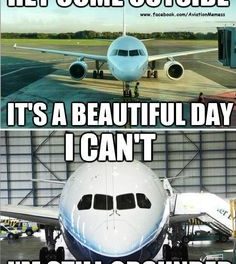 #Beautifulday #aviationhumor