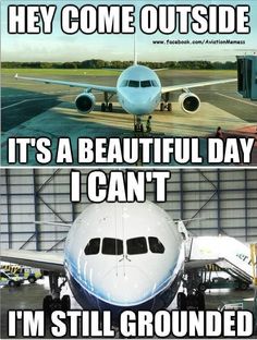 #Beautifulday #aviationhumor