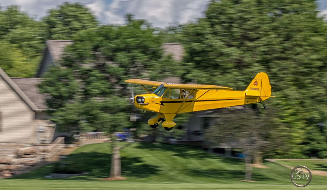 J-3 Cub Flyby
