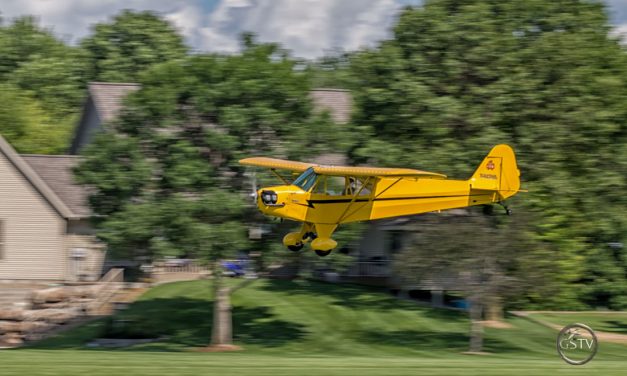 J-3 Cub Flyby