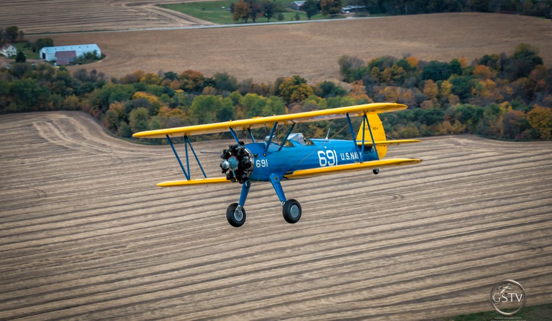 Stearman With a Hint of Fall Colors