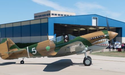 This P40 Warhawk is from The Cavanaugh Flight Museum’s (Addison Texas) Fall Flight days.