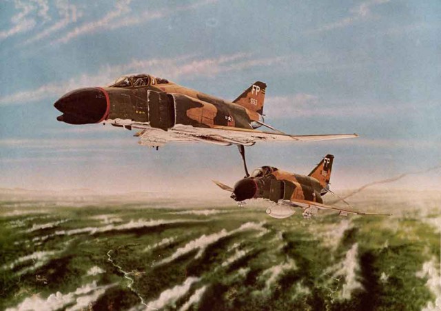 Amazing Pilot Saved His Wingman, At 20,000 Feet Pushed A Damaged Phantom By Its Tail Hook Out Of North Vietnam
