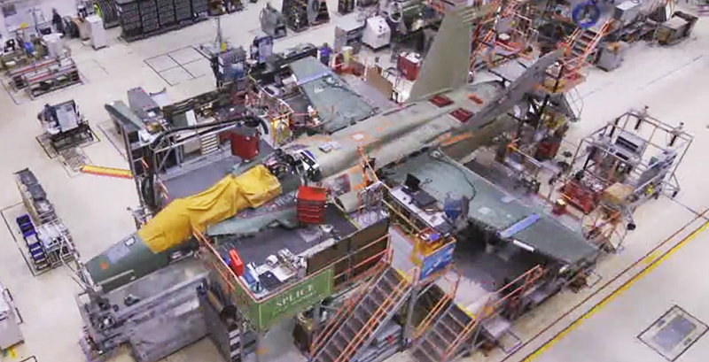 Watch Boeing Build An Entire F/A-18F Super Hornet In This Time-Lapse Video