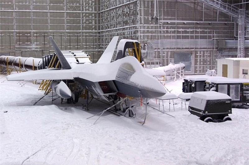 This Is How The Pentagon Knows Its Combat Aircraft Can Withstand A Blizzard