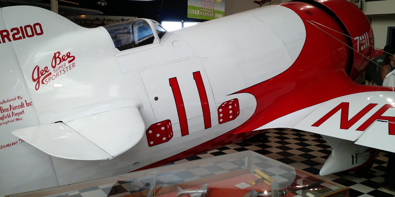 I thought it’d be appropriate to share Roger Weber’s picture of the Gee Bee Model R.