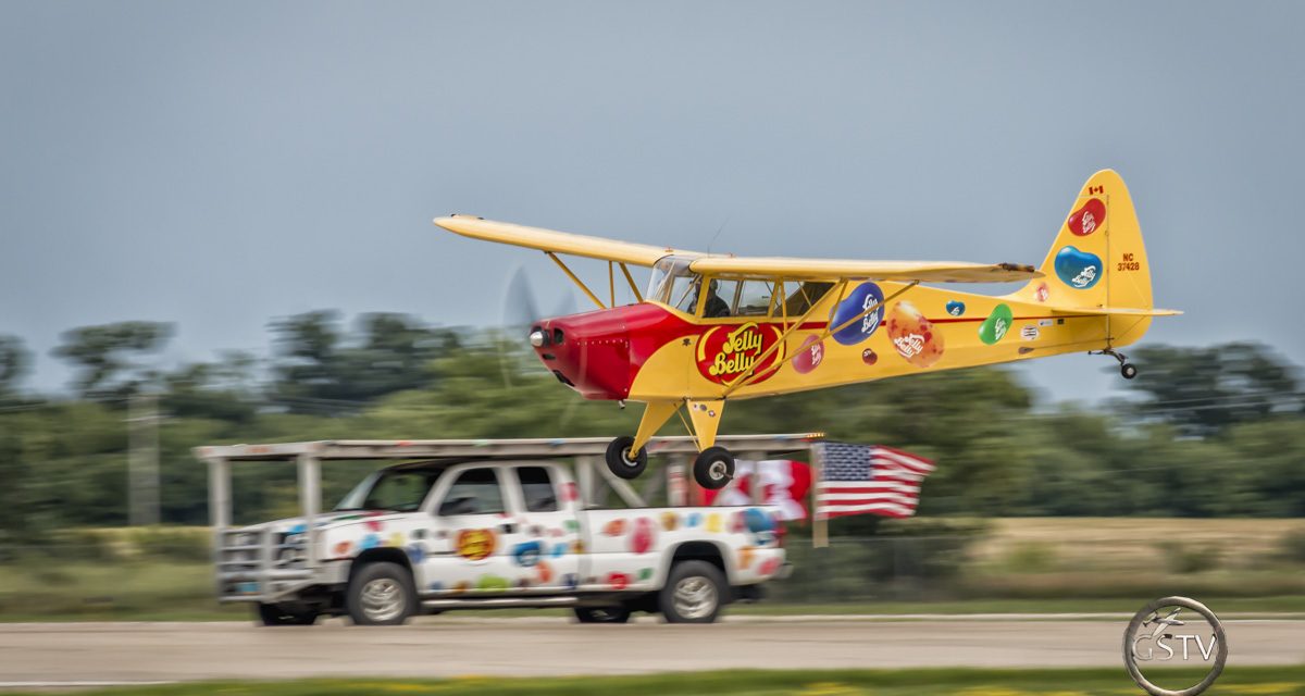Kent Pietsch performing in his Interstate Cadet at EAA AirVenture 2016 ‪