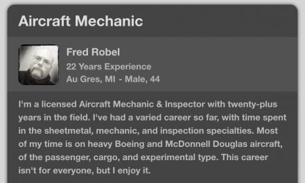 A newly minted A&P mechanic asked Fred Robel for some advice.