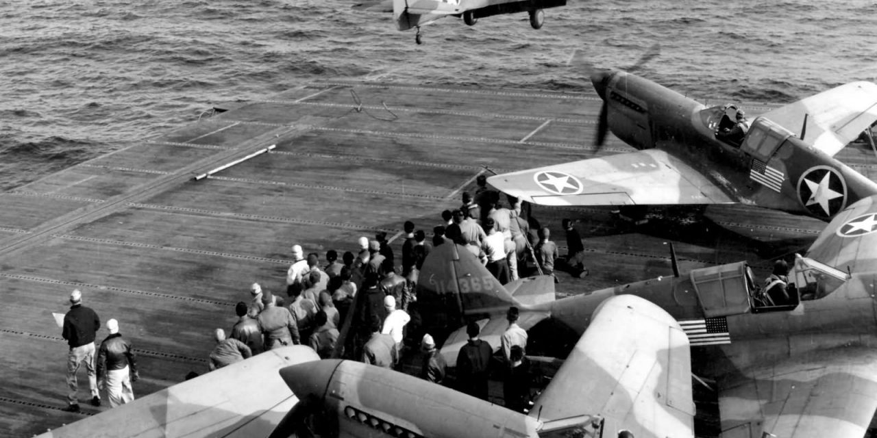 One doesn’t generally think of P-40s flying off an aircraft carrier but such was the case during Operation Torch,…