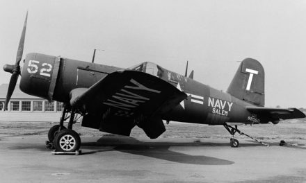 The WHF FG-1D Corsair BuNo 92050 as it looked during it’s military career in the United States Navy.