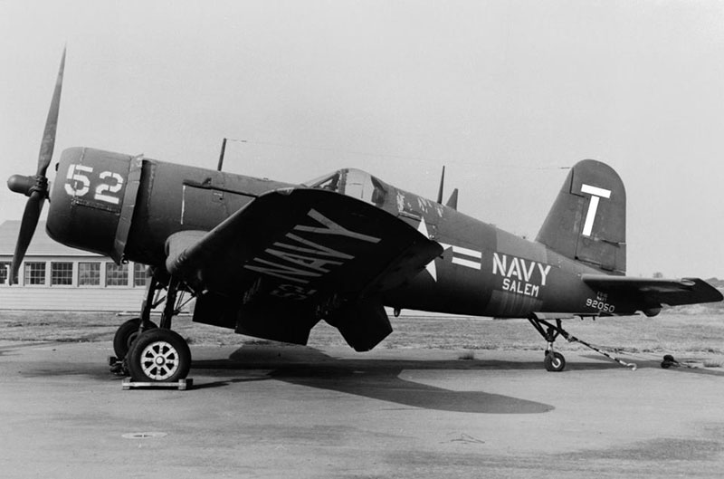 The WHF FG-1D Corsair BuNo 92050 as it looked during it’s military career in the United States Navy.