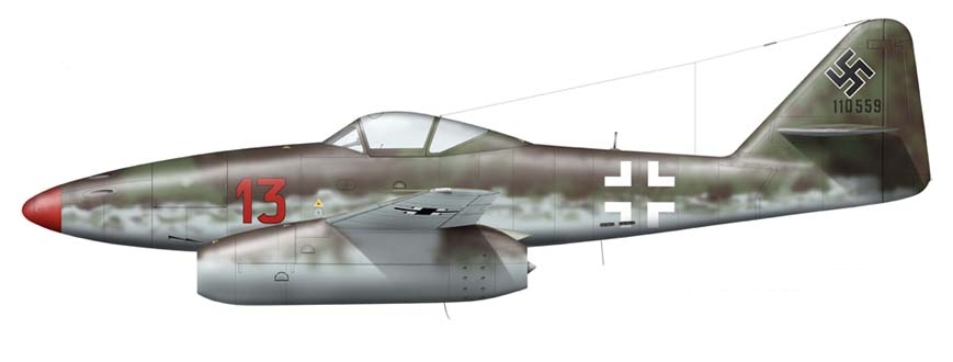 Messerschmitt Me 262 A-1a – EJG 2 – Major Heinz Bär