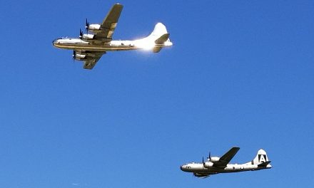 Oshkosh 2017 the only two flying B-29’s. #aviation #military #b17flying #b17