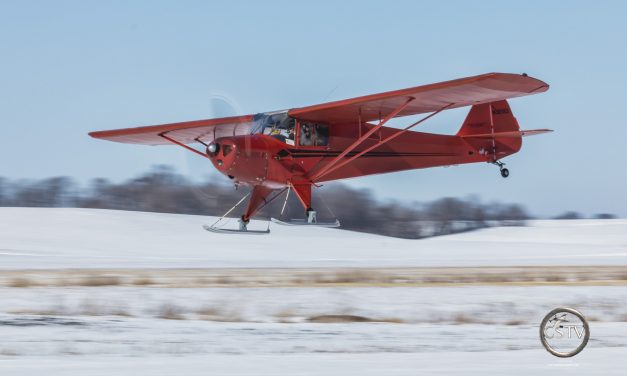 Snow + Airplane = Fun!