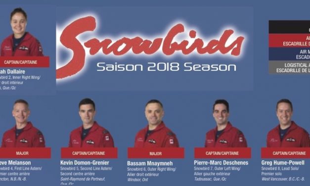 The 2018 Snowbirds!