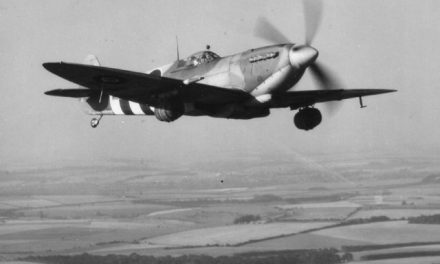 Spitfire with Kegs of Ale underwing.