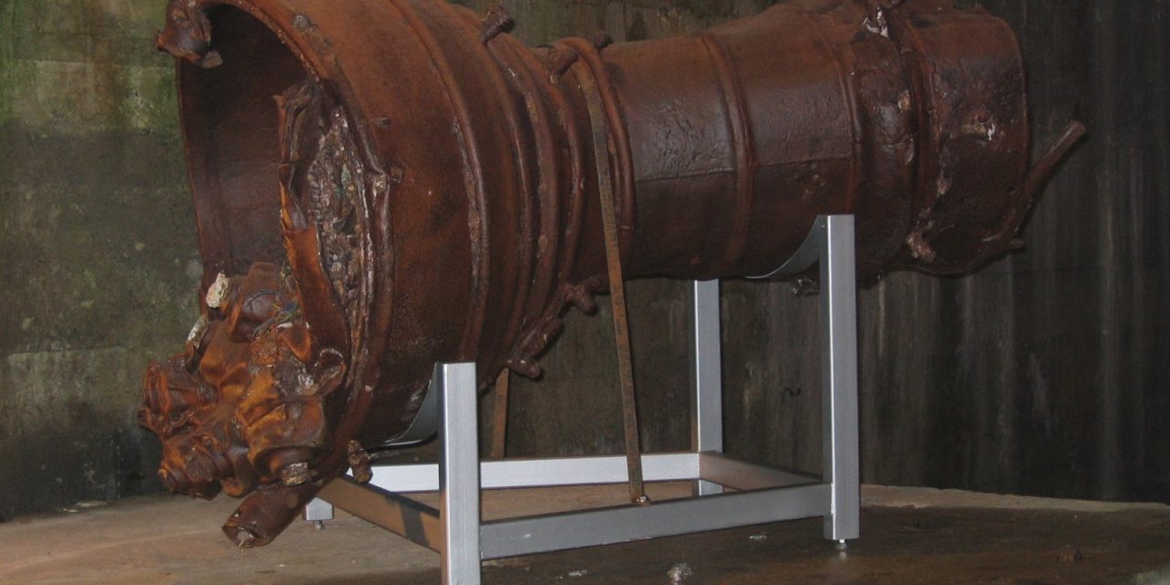 Turbine ,called the “Oven” of a V 2,found in France.