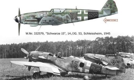 A typical Bf-109K-4, abandoned like so many at the end of the war.