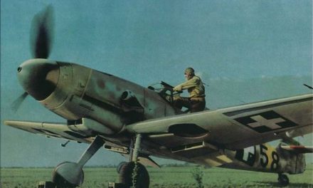 Hungarian pilot getting into his Bf-109F.