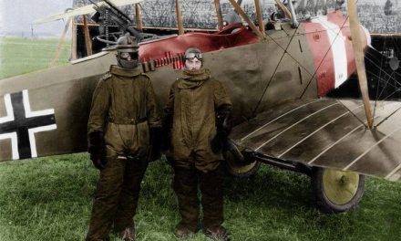German Halberstadt C.L.II   a two seater – reconnaissance/ ground attack aircraft – a colorized black and white…
