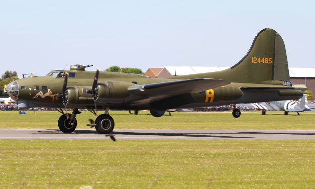 G-BEDF USAF United States Air Force Boeing B-17G Flying Fortress photographed at Duxford (QFO / EGSU) by Martin…
