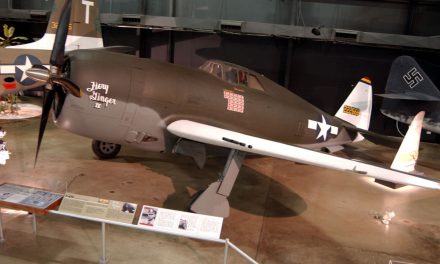 DAYTON, Ohio — Republic P-47D “Fiery Ginger” in the World War II Gallery at the National Museum of the United…