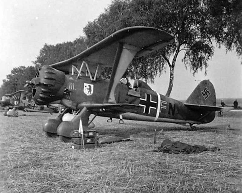 Henschel Hs 123 code L2+FN of LG2 1939 Poland