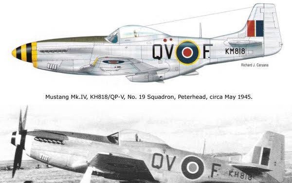 Two P-51s that served with 19 Squadron, RAF.