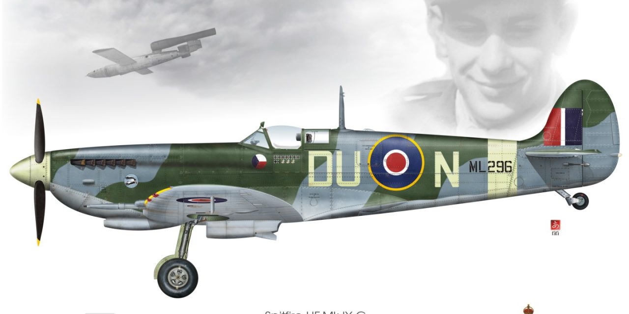 Spitfire HF.Mk.IX.C 312SQ RAF Otto Smik 1944