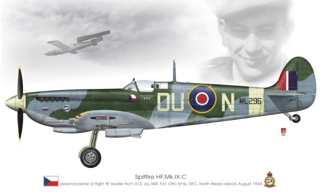 Spitfire HF.Mk.IX.C 312SQ RAF Otto Smik 1944