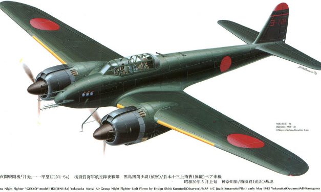 A recent post from my WWII Japanese aviation collection – a Japanese night fighter- the Gekko – Allied forces…