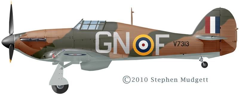 WWII R.A.F. ace Tom Neil’s Hawker Mk.I Hurricane