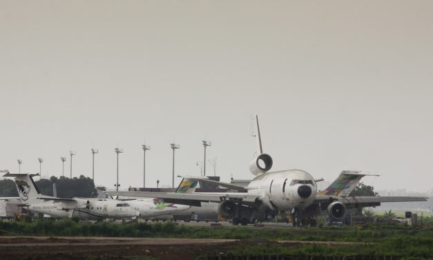 The corner of the Shahjalal International Airport, Dhaka which we call “Graveyard of planes”