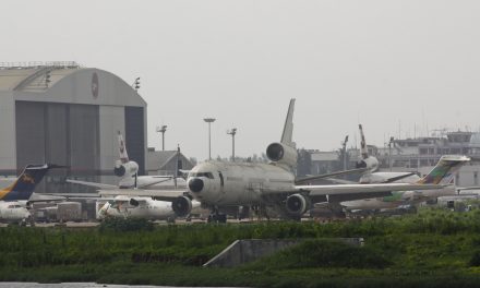 Another angle of the graveyard of aeroplanes at Dhaka Airport. Photo Taken on 2012.