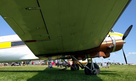 The trick to surviving Oshkosh 2018 is to find shade where ever you can.