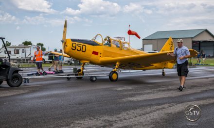 Wing Spotters on the Wing of a PT-26