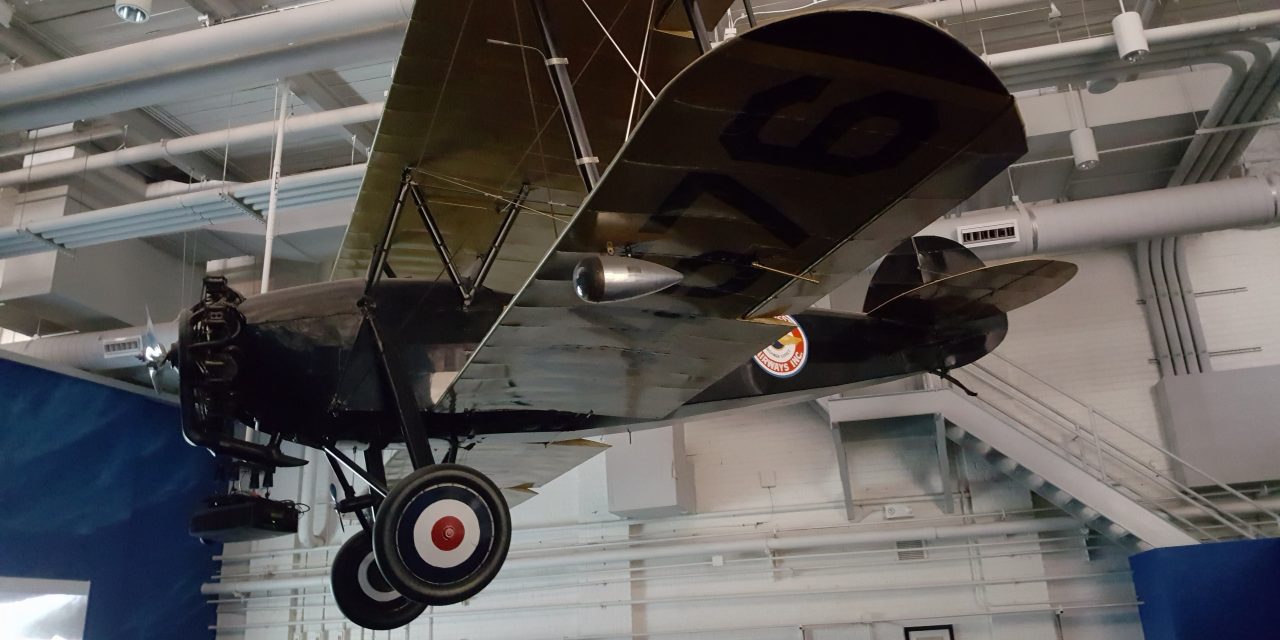 Airplanes at the Delta Flight Museum at the Hartsfield–Jackson Atlanta International Airport.