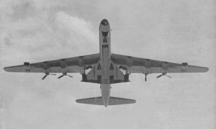 B-36 carrying a B-58 airframe in it’s bomb bay.