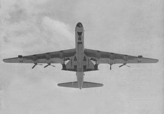 B-36 carrying a B-58 airframe in it’s bomb bay.