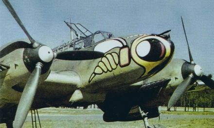 Some colour photographs of the Messerschmitt Bf-110, Germany’s most famous twin-engined fighter.